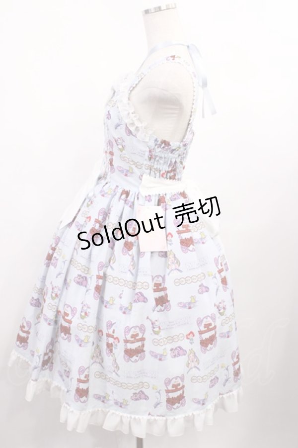 画像2: metamorphose / Disney Alice in Wonderlandジャンパースカートセット 1（通常サイズ） サックス H-25-12-08-1002-ME-OP-NS-ZH (2)