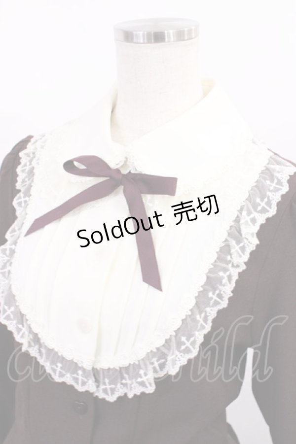 画像4: Innocent World / 丸衿ヨークワンピース L ボルドー H-25-12-08-1019-IW-OP-NS-ZH (4)