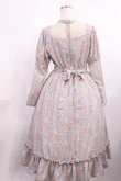 画像2: Kurumi Collaboration / 花柄クラシカルワンピース L ラベンダー H-25-12-08-1021-LO-OP-NS-ZH (2)