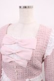 画像3: Lolime by mellfy memory / twinkle tweed ワンピース M PINK H-25-12-08-1022-LO-OP-NS-ZH (3)