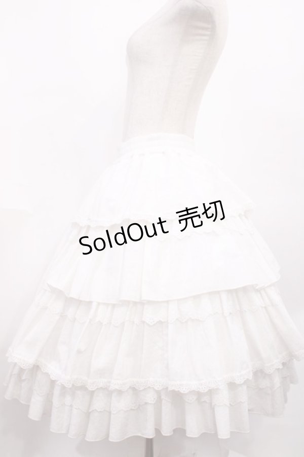画像2: Hoshibako Works / アイシング・フリル パニエボリュームスカート FREE ホワイト H-25-12-08-1026-LO-SK-NS-ZH (2)