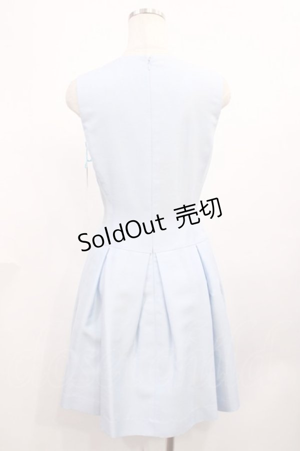 画像2: JESUS DIAMANTE / ロマンスドールワンピース 40 サックス H-25-12-08-1027-JE-OP-NS-ZH (2)