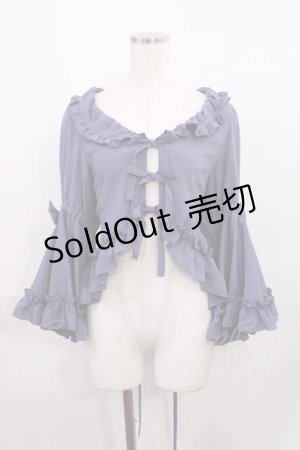 画像: metamorphose / フリル姫袖ボレロ サイズ1 ブルーグレー H-25-12-08-1028-ME-TO-NS-ZH