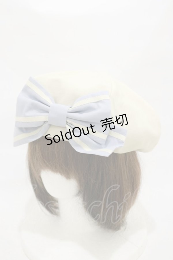 画像1: Melody BasKet / Sailor Journeyベレー  アイボリー H-25-12-08-016-LO-AC-KB-ZH (1)