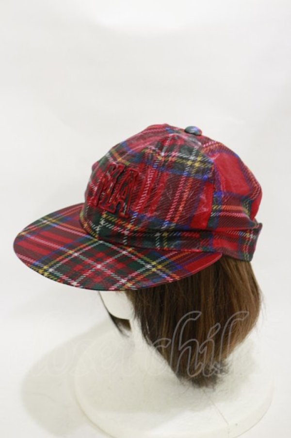 画像1: MILKBOY / SEE THRU CAP  レッドチェック H-25-12-08-017-MB-AC-KB-ZH (1)