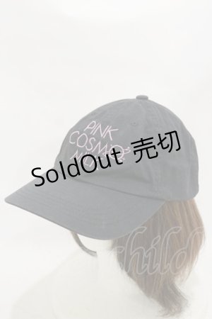 画像: MILK / PINK COSMO CAP  ブラック H-25-12-08-019-ML-AC-KB-ZH