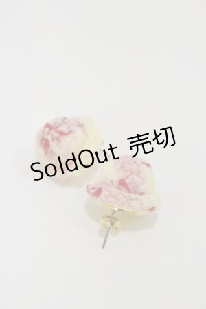 画像: Q-pot. / Strawberry Yoghurt Petit Ice Creamピアス  ストロベリー H-25-12-08-030-QP-AC-KB-ZH