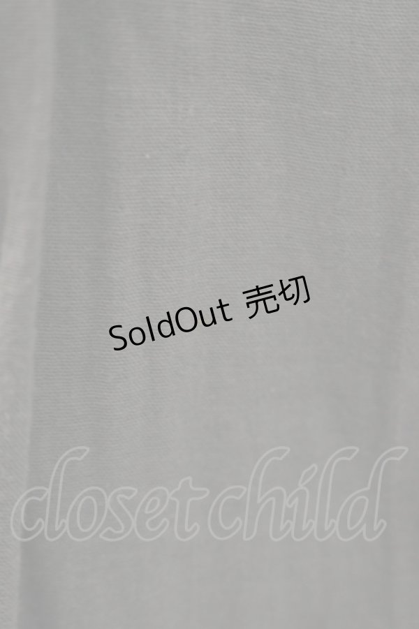 画像3: alice auaa / ガーゼフリルロングブラウス  グレー H-25-12-08-050-AA-BL-KB-ZH (3)