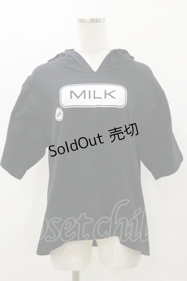 画像1: MILK / MILKトイトップス  ブラック H-25-12-08-051-ML-TO-KB-ZH (1)