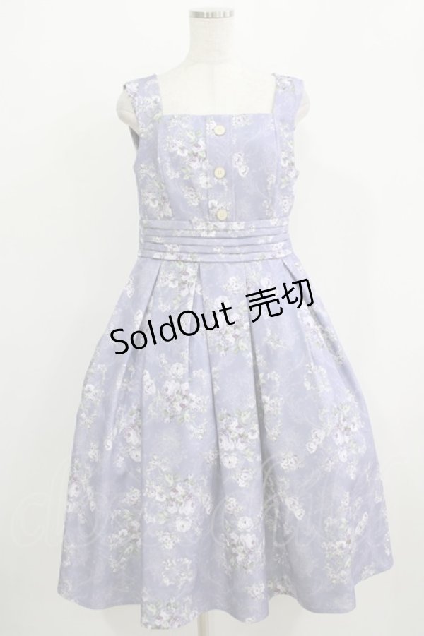 画像1: Forest Wardrobe（海外ロリータブランド） / 森林のかご2.0 花柄ワンピース L 小バラ（紫） H-25-12-09-001-LO-OP-NS-ZH (1)