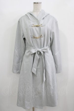 画像: axes femme / ビット付きフードコーディガン Free サックス H-25-12-09-028-AX-TO-NS-ZH