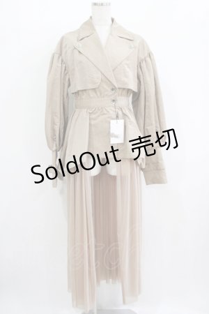 画像: Melt the lady / ヘビーウェイトブラウス Free ベージュ H-25-12-09-030-PU-BL-NS-ZH