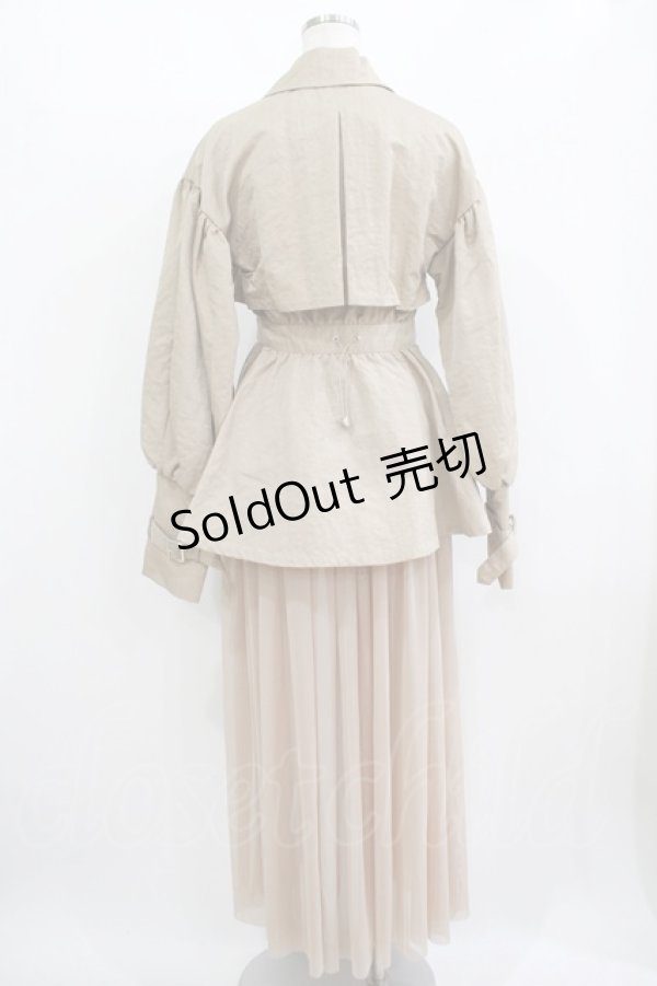 画像3: Melt the lady / ヘビーウェイトブラウス Free ベージュ H-25-12-09-030-PU-BL-NS-ZH (3)