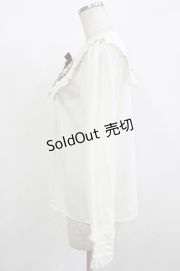 画像2: Amavel / Piano Concertosブラウス Free アイボリー H-25-12-09-032-CA-BL-NS-ZH (2)