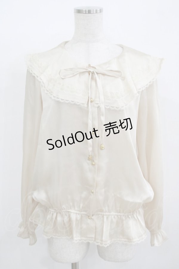 画像1: an another angelus / フリルブラウス Free IVORY H-25-12-09-033-CA-BL-NS-ZH (1)