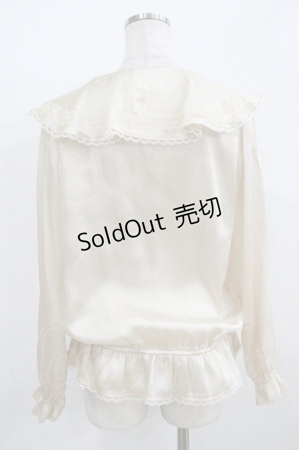 画像3: an another angelus / フリルブラウス Free IVORY H-25-12-09-033-CA-BL-NS-ZH (3)