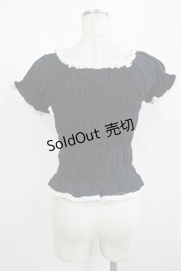 画像3: BABY,THE STARS SHINE BRIGHT / 半袖シャーリングカットソー Free ブラック H-25-12-09-036-BA-TO-NS-ZH (3)