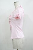 画像2: Angelic Pretty / 乙女サテンリボンカットソー Free ピンク H-25-12-09-037-AP-TO-NS-ZH (2)