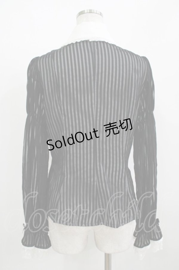 画像3: ALICE and the PIRATES / うさぎマジシャンのくるりんブラウス Free ブラック H-25-12-09-039-PA-BL-NS-ZH (3)