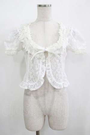 画像: Innocent World / オリジナルレースボレロ M オフ H-25-12-09-041-IW-TO-NS-ZH