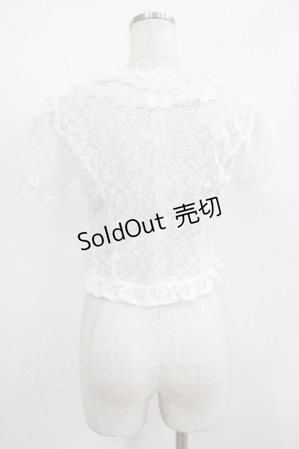 画像3: Innocent World / オリジナルレースボレロ M オフ H-25-12-09-041-IW-TO-NS-ZH (3)