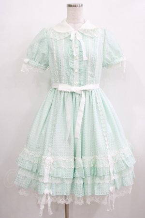 画像: Angelic Pretty / マーガレットドールワンピース Free ミント H-25-12-09-004-AP-OP-NS-ZH