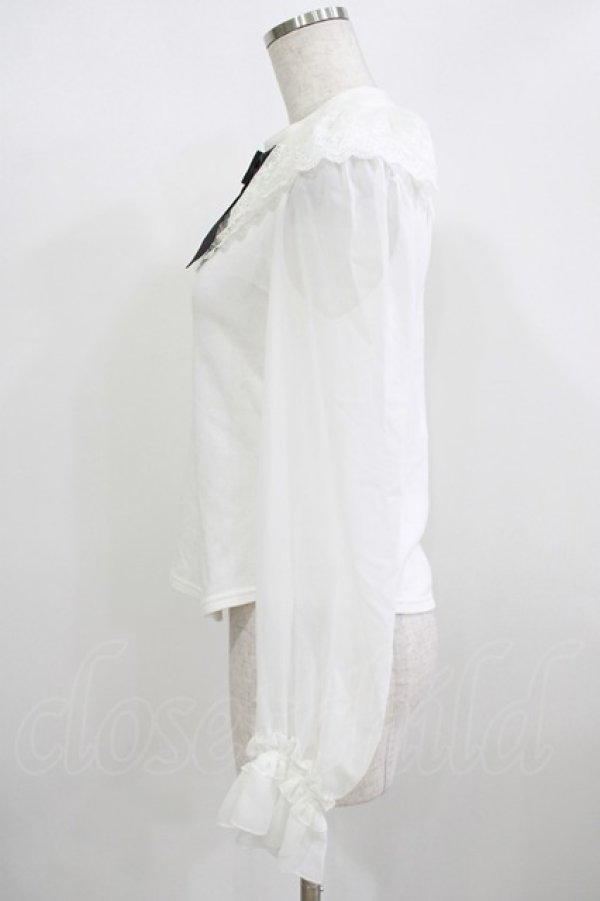 画像2: Angelic Pretty / Dollyレースカラーカットソー Free オフ H-25-12-09-042-AP-TO-NS-ZH (2)