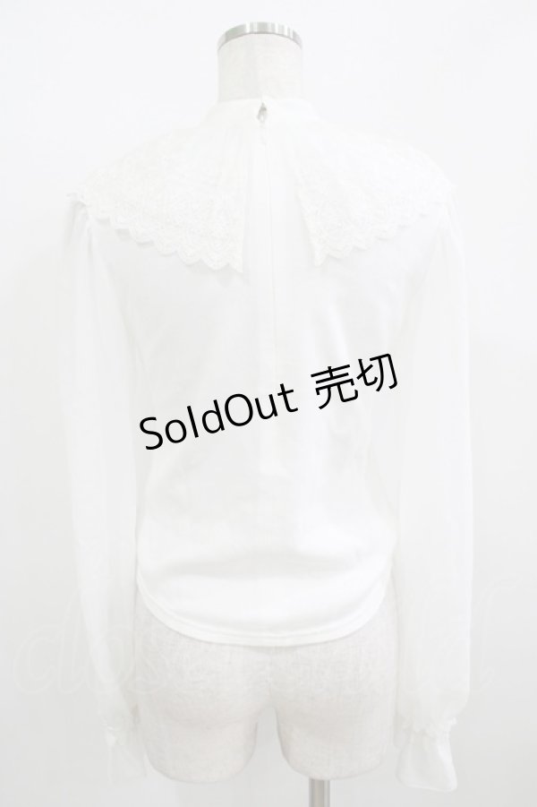 画像3: Angelic Pretty / Dollyレースカラーカットソー Free オフ H-25-12-09-042-AP-TO-NS-ZH (3)