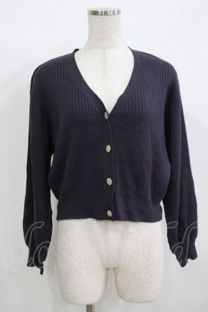 画像: an another angelus / フレームローズ釦ニットカーディガン Free Navy H-25-12-09-050-CA-TO-NS-ZH
