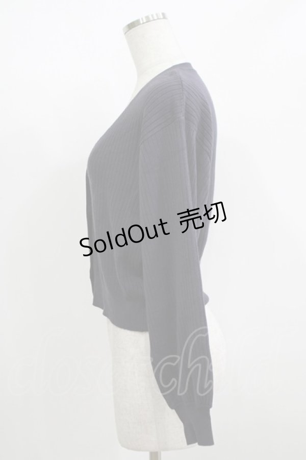 画像2: an another angelus / フレームローズ釦ニットカーディガン Free Navy H-25-12-09-050-CA-TO-NS-ZH (2)