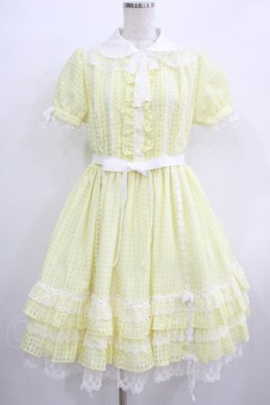 画像: Angelic Pretty / マーガレットドールワンピース Free イエロー H-25-12-09-005-AP-OP-NS-ZH
