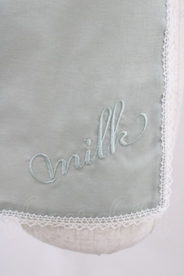 画像3: MILK / ペザントエプロン  モスグリーン H-25-12-09-1004-ML-ZA-KB-ZH (3)