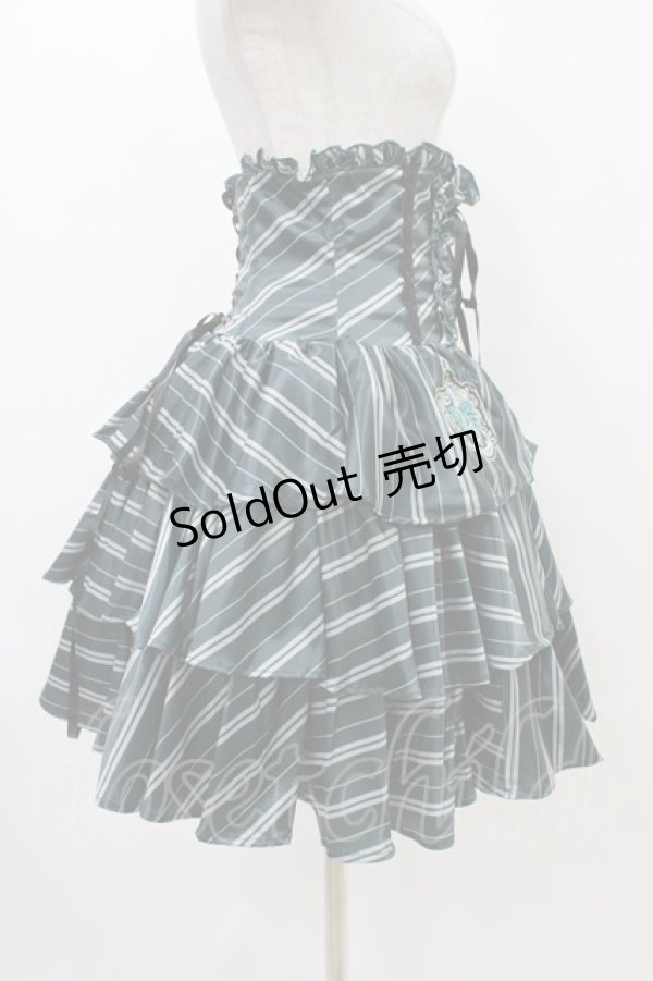 画像3: ATELIER PIERROT / ハリー・ポッター フリルコルセットスカート  スリザリン（グリーン） H-25-12-09-1032-EL-SK-KB-ZH (3)