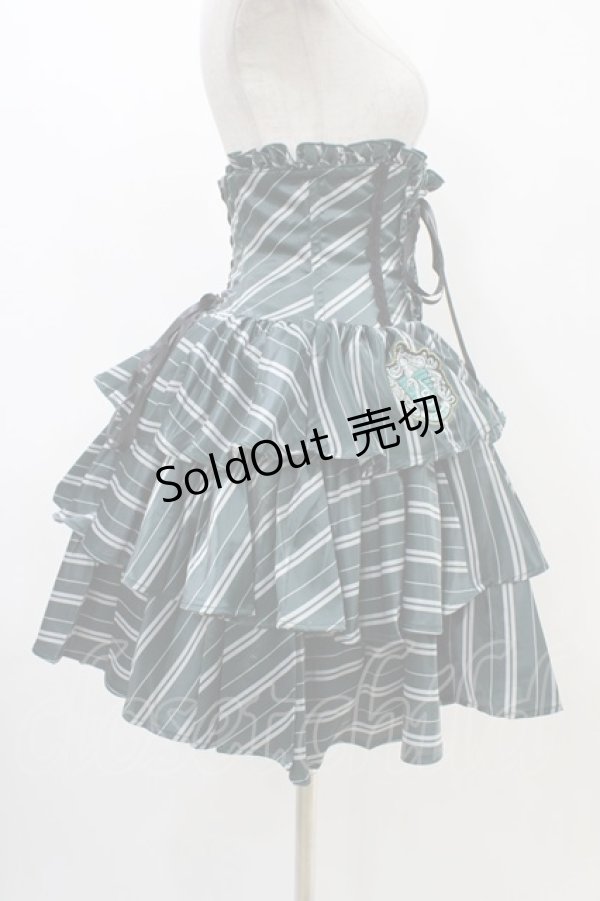 画像3: ATELIER PIERROT / ハリー・ポッター フリルコルセットスカート  スリザリン（グリーン） H-25-12-09-1033-EL-SK-KB-ZH (3)