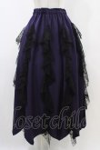 画像1: Qutie Frash / メッシュラインロングスカート  パープル H-25-12-09-1035-QU-SK-KB-ZH (1)