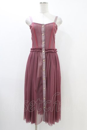 画像: elements,H / チュールドレス  ピンク H-25-12-09-1039-PU-OP-KB-ZH