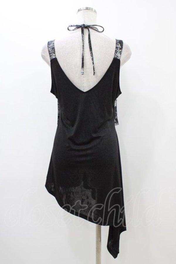 画像2: Qutie Frash / 肩ベルトアシメチュニック  黒 H-25-12-09-1041-QU-TO-KB-ZT262 (2)