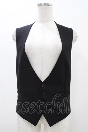 画像: GADGET GROW / 切替ベスト  黒×ベージュドット H-25-12-09-1045-GO-TO-KB-ZH