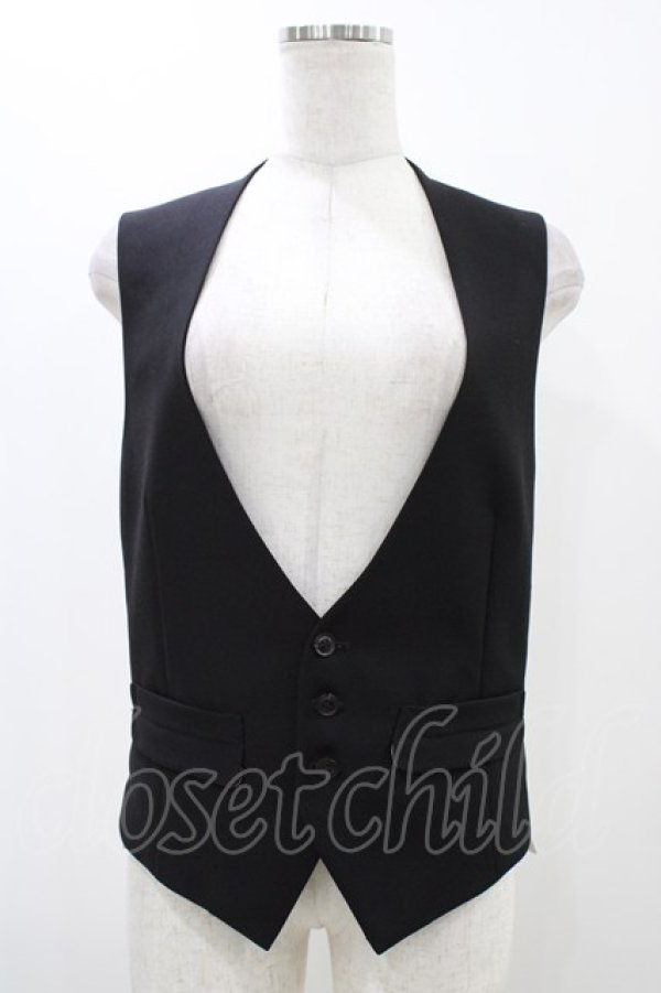 画像1: GADGET GROW / 切替ベスト  黒×ベージュドット H-25-12-09-1045-GO-TO-KB-ZT262 (1)