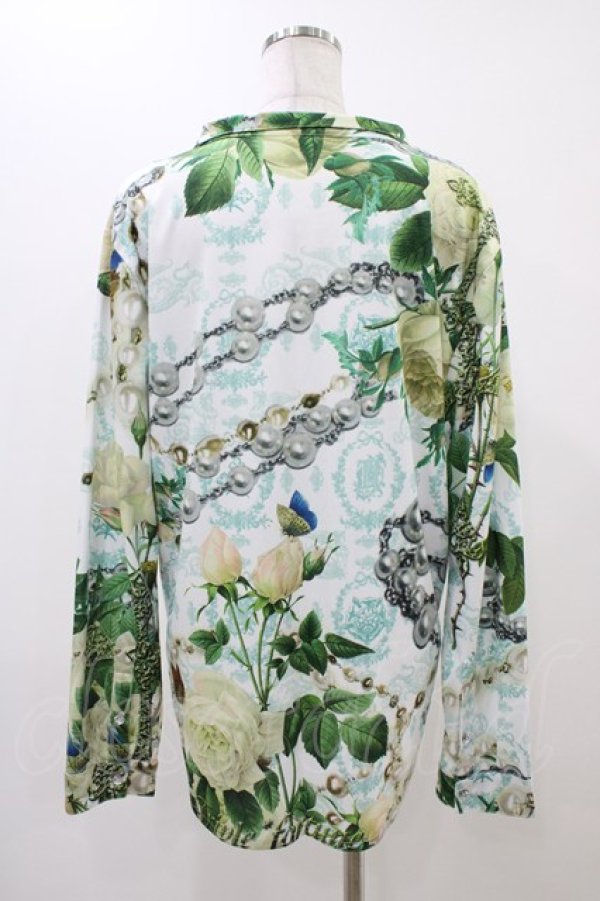 画像2: Triple fortune / 白の王国柄ブラウス  白 H-25-12-09-1054-EL-BL-KB-ZH (2)