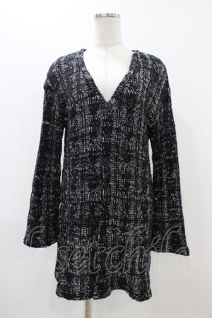 画像: GADGET GROW / ニットカーディガン  黒 H-25-12-09-1055-GO-TO-KB-ZH