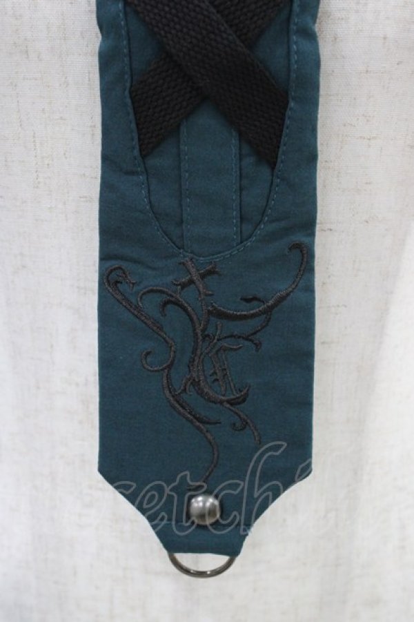 画像2: Ozz Croce / 刺繍ネクタイ  グリーン H-25-12-09-1007-OO-ZA-KB-ZH (2)