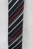 画像2: PEACE NOW / レジメンタルストライプネクタイ  ブラック/レッド H-25-12-09-1010-PU-ZA-NS-ZH (2)