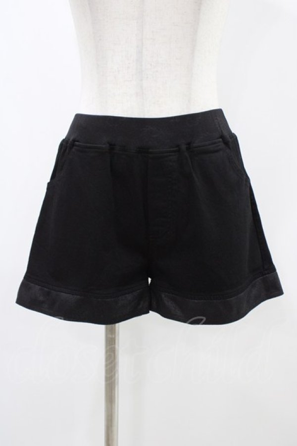 画像1: Qutie Frash / 切替ショートパンツ  黒 H-25-12-09-1015-QU-PA-KB-ZH (1)