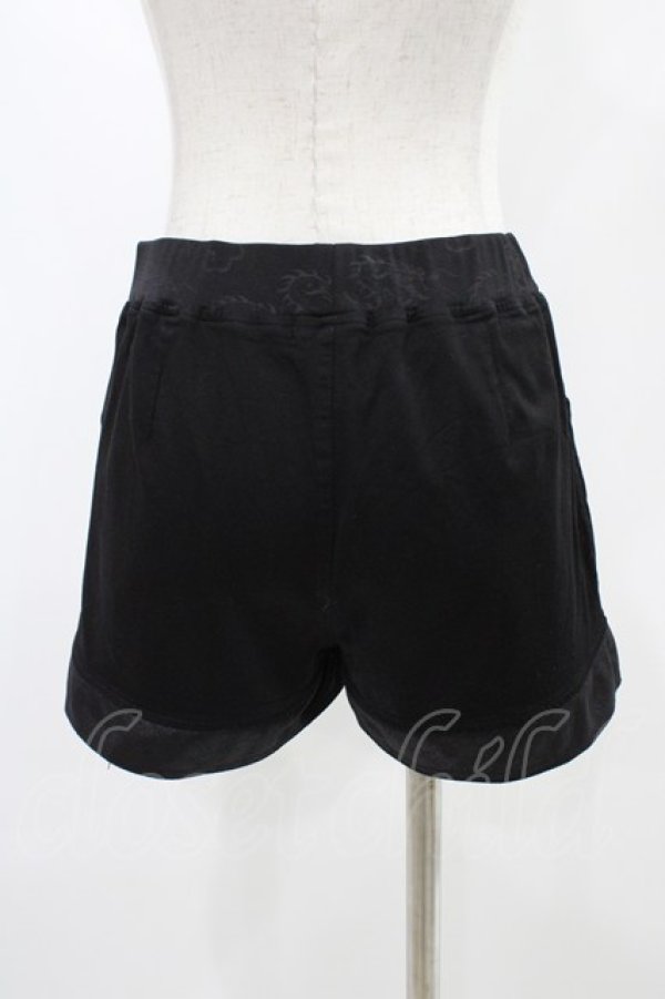 画像2: Qutie Frash / 切替ショートパンツ  黒 H-25-12-09-1015-QU-PA-KB-ZH (2)