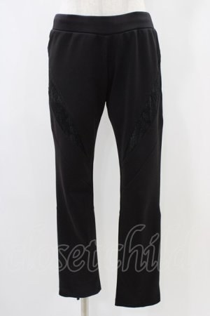 画像: Qutie Frash / 裾ZIP切替パンツ  黒 H-25-12-09-1018-QU-PA-KB-ZH