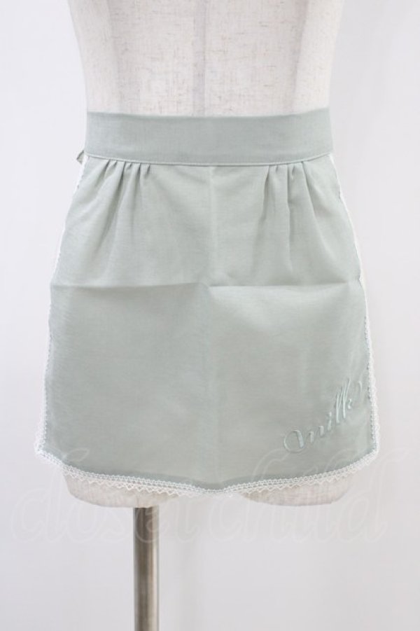 画像1: MILK / ペザントエプロン  モスグリーン H-25-12-09-1004-ML-ZA-KB-ZH (1)