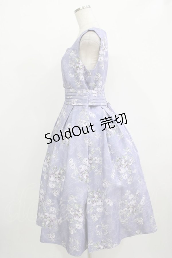 画像2: Forest Wardrobe（海外ロリータブランド） / 森林のかご2.0 花柄ワンピース L 小バラ（紫） H-25-12-09-001-LO-OP-NS-ZH (2)