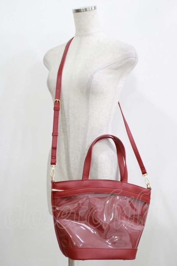 画像2: m petit by misako / AMハナパンチング2WAYバッグ  レッド H-25-12-09-056-LO-BG-NS-ZH (2)