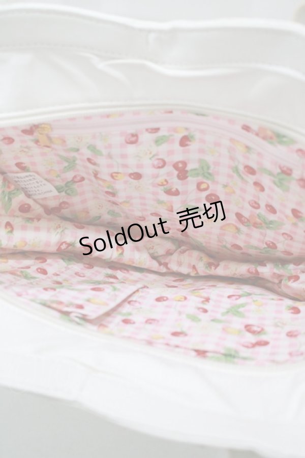 画像3: DearMyLove / キルティングハートバッグ  オフホワイト H-25-12-09-057-EL-BG-NS-ZH (3)